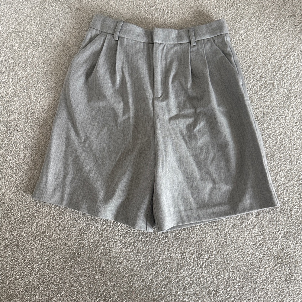 Zara Light Gray Women's Bermudas